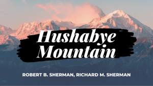 Hushabye Mountain - Score/Tab