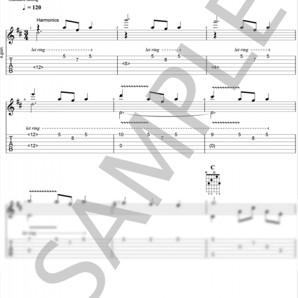 Annie's Song - Score/Tab