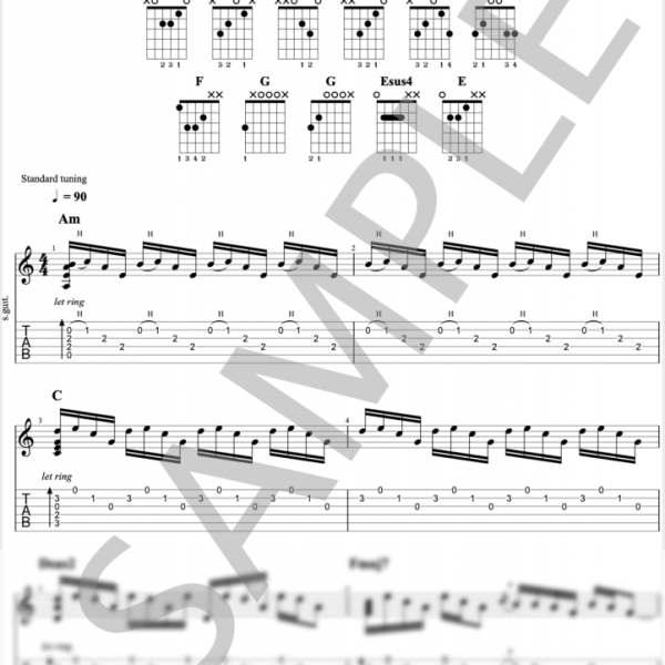 Ennio morricone free guitar tab